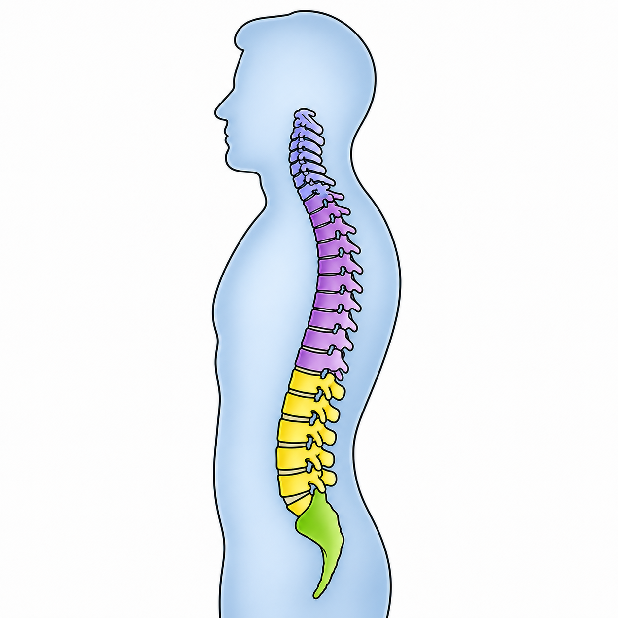 Cervical and lumbar spine for traction and stretching