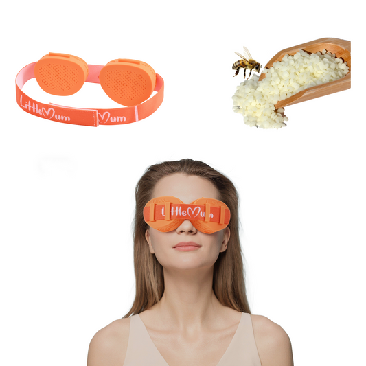 LittleMum Moist-Heat Eye Compress Mask, Aromatherapy, Microwavable