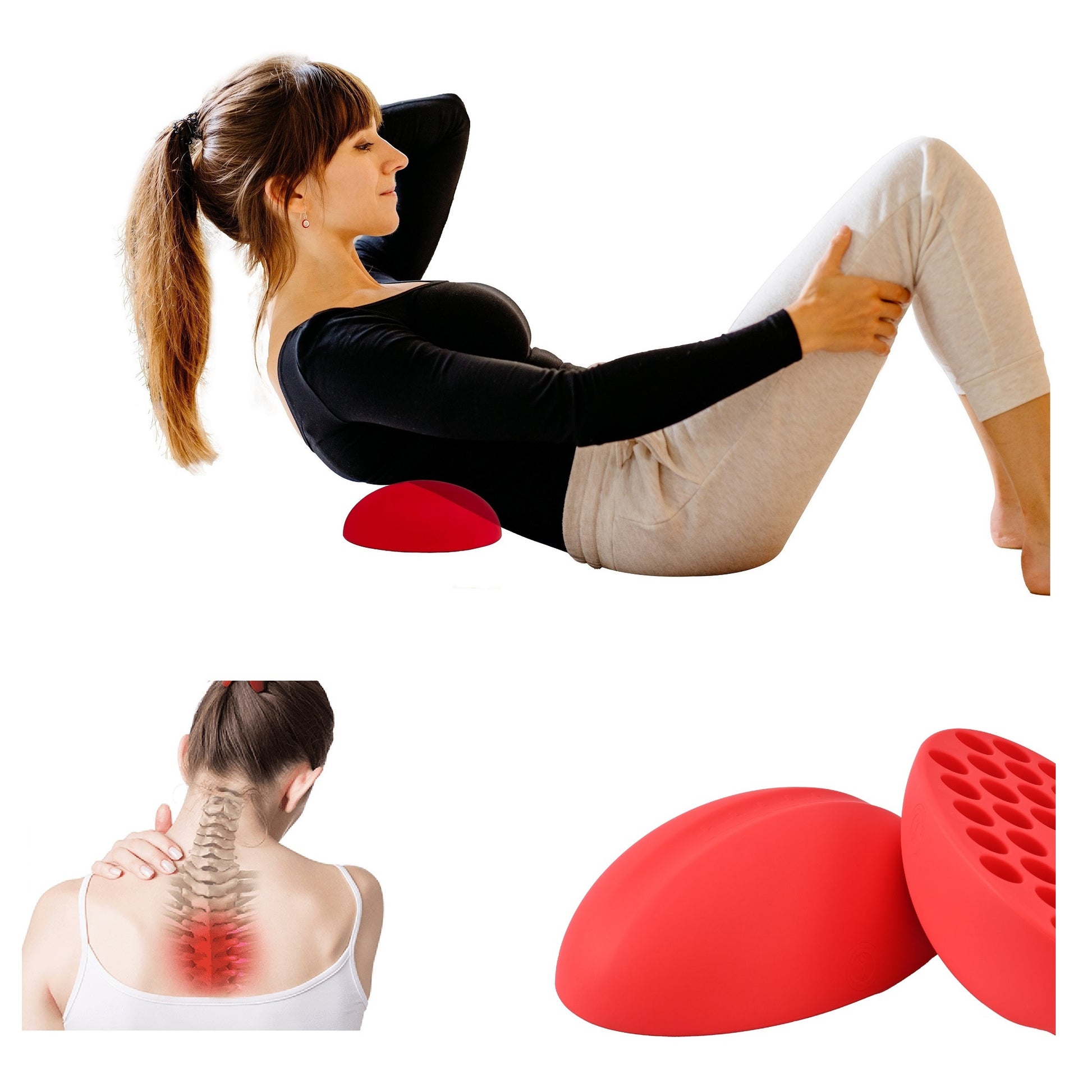 Upper-back stretcher for thoracic extension and shoulder-blade mobility