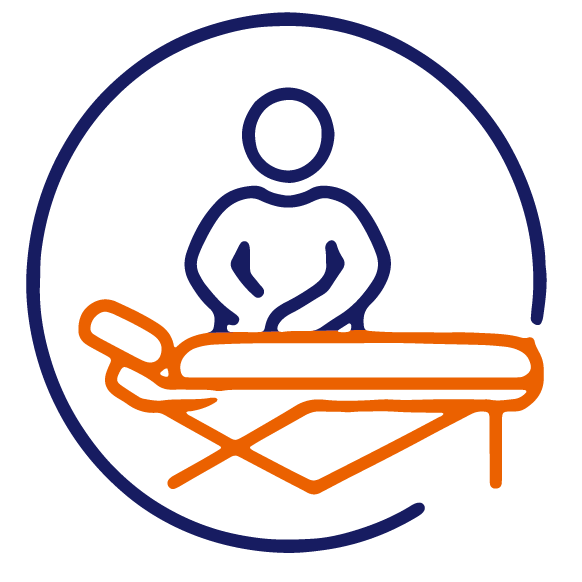 Professional-guided hands-on care