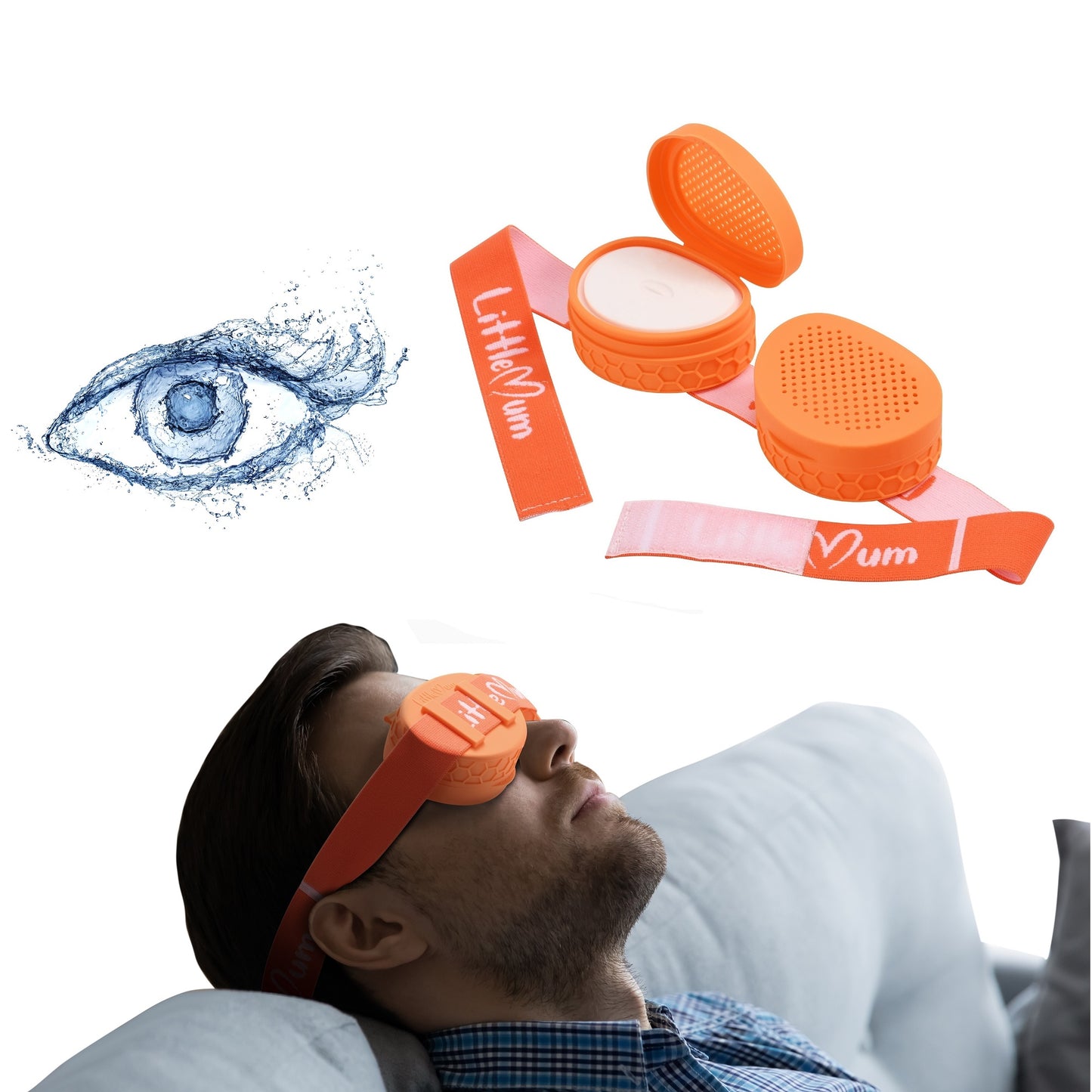 Warm eye compress for MGD evaporative dry eye and blocked meibomian glands